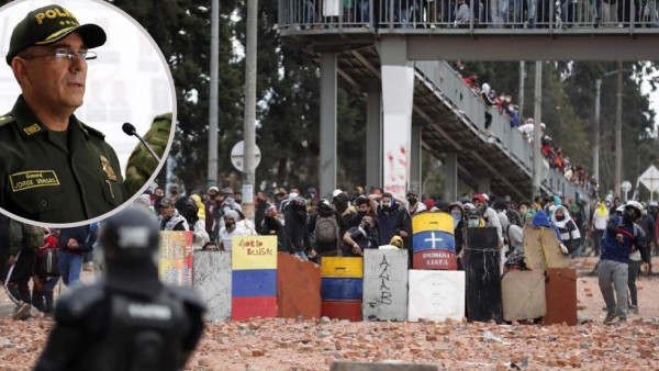 La Policía pide perdón por los abusos cometidos durante protestas en Colombia